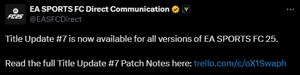 Actualización EA